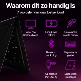 SwayTosh Tab D2 PRO 10 inch tablet met keyboard case