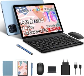 TABWEE 11 inch tablet met toetsenbord - Android 16