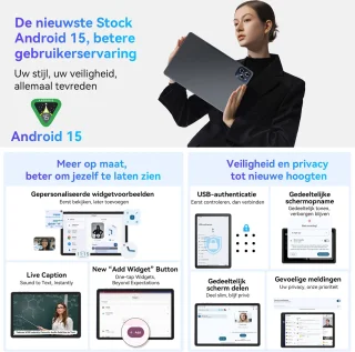 TABWEE Oscal Blackview W90 Tablet 11" FHD 24GB RAM 256GB ROM Grijs