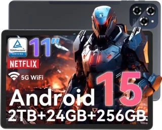 TABWEE Oscal Blackview W90 Tablet 11" FHD 24GB RAM 256GB ROM Grijs