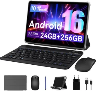 VekfulPC Android tablet 10 inch met stylus, toetsenbord en muis
