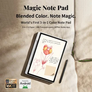 XPPen Magic Note Pad 10,95 Inch E-Paper Tablet 128 GB Android 14