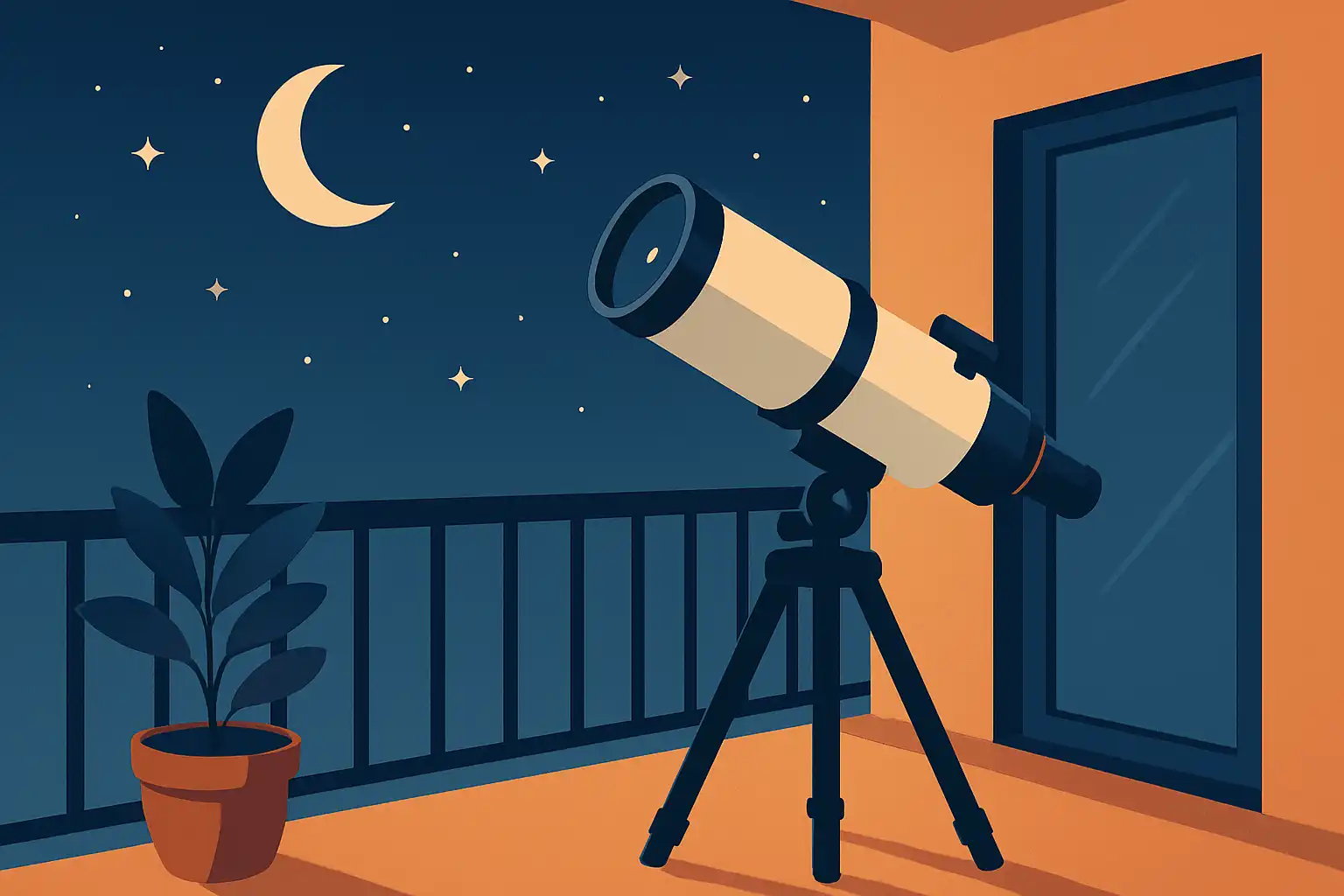 Balkonsterren: zo kies je de beste telescoop voor observatie op een balkon