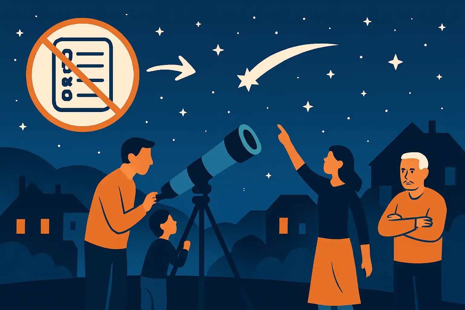 Hoe je een buurtsterrenavond organiseert zonder gedoe met vergunningen en boze buren