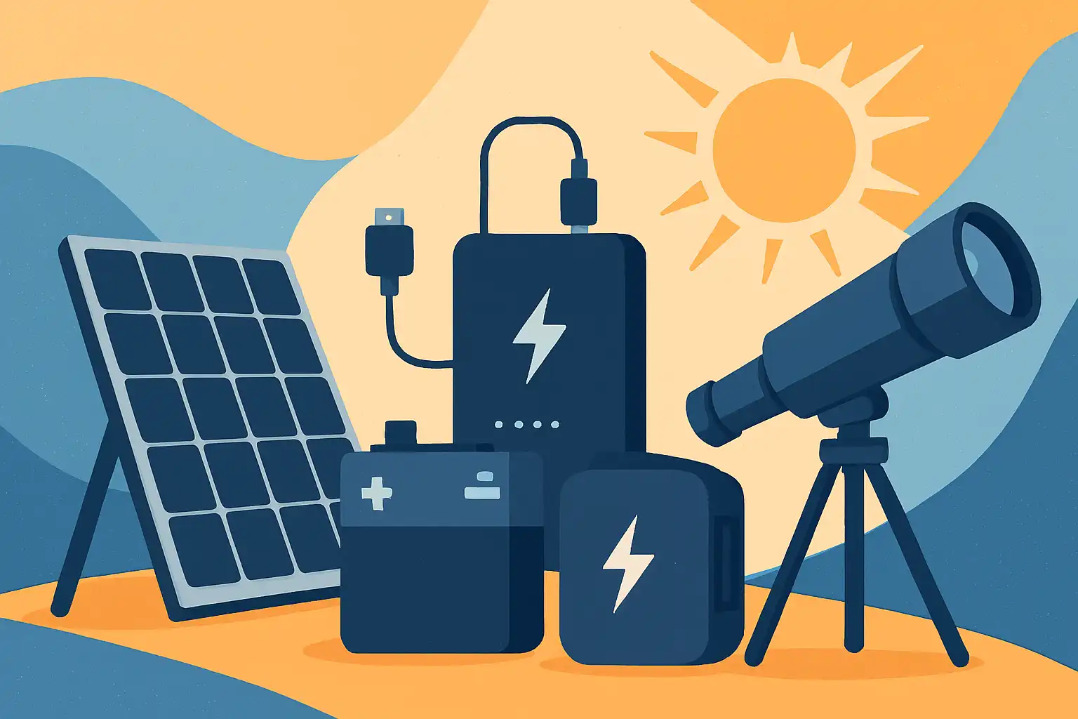 Nooit meer zonder stroom: zo kies je de juiste accu, powerbank en zonne-oplossing voor je telescoop