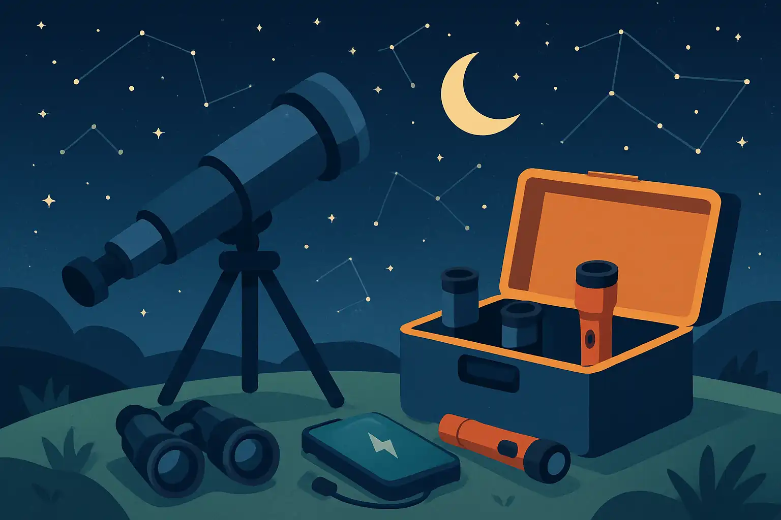 Star party survival kit: onmisbare telescoop gadgets voor een nacht onder de sterren