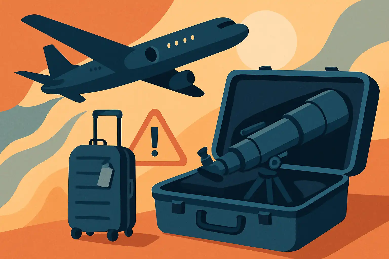 Vliegen met je telescoop: zo voorkom je schade, extra kosten en stress op reis