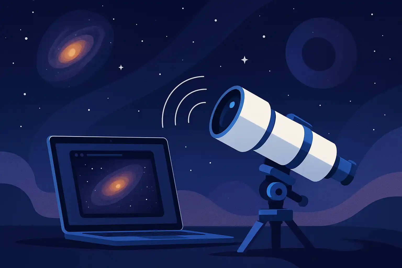 Zo boek je een telescoop op afstand en leg je donkere hemelobjecten vast zonder te reizen