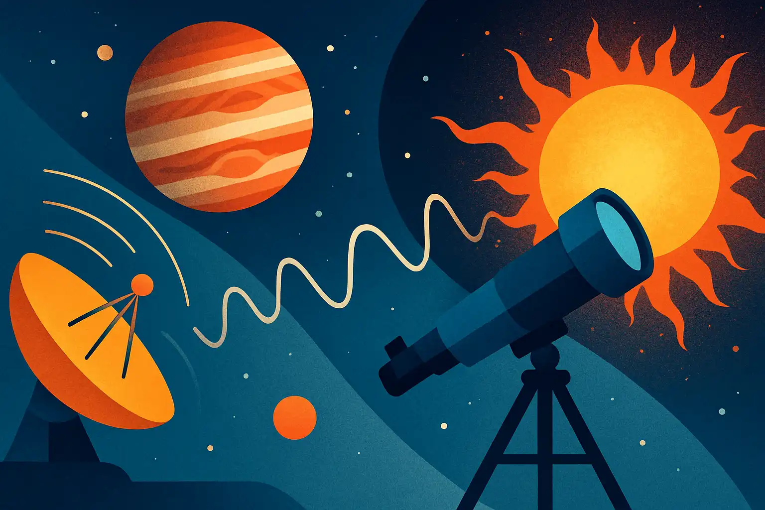 Zo combineer je radio- en optische waarnemingen met je telescoop: luisteren naar Jupiter en zonnevlammen