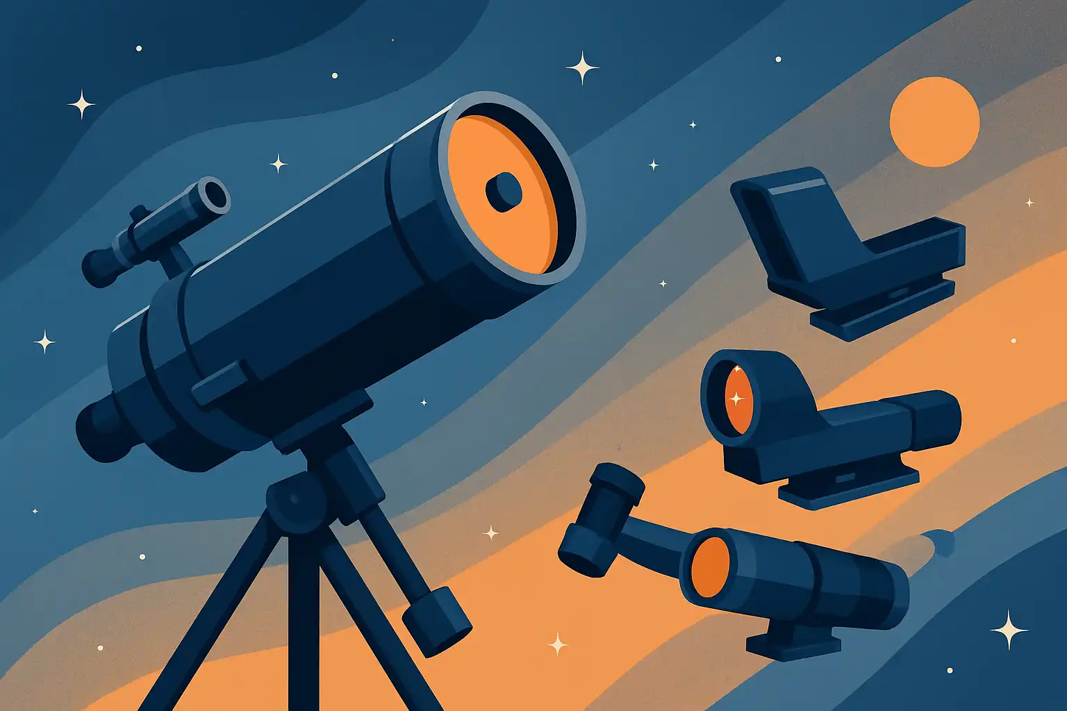 Zo kies je het perfecte richtsysteem voor je telescoop: Telrad, red dot of klassieke zoeker?