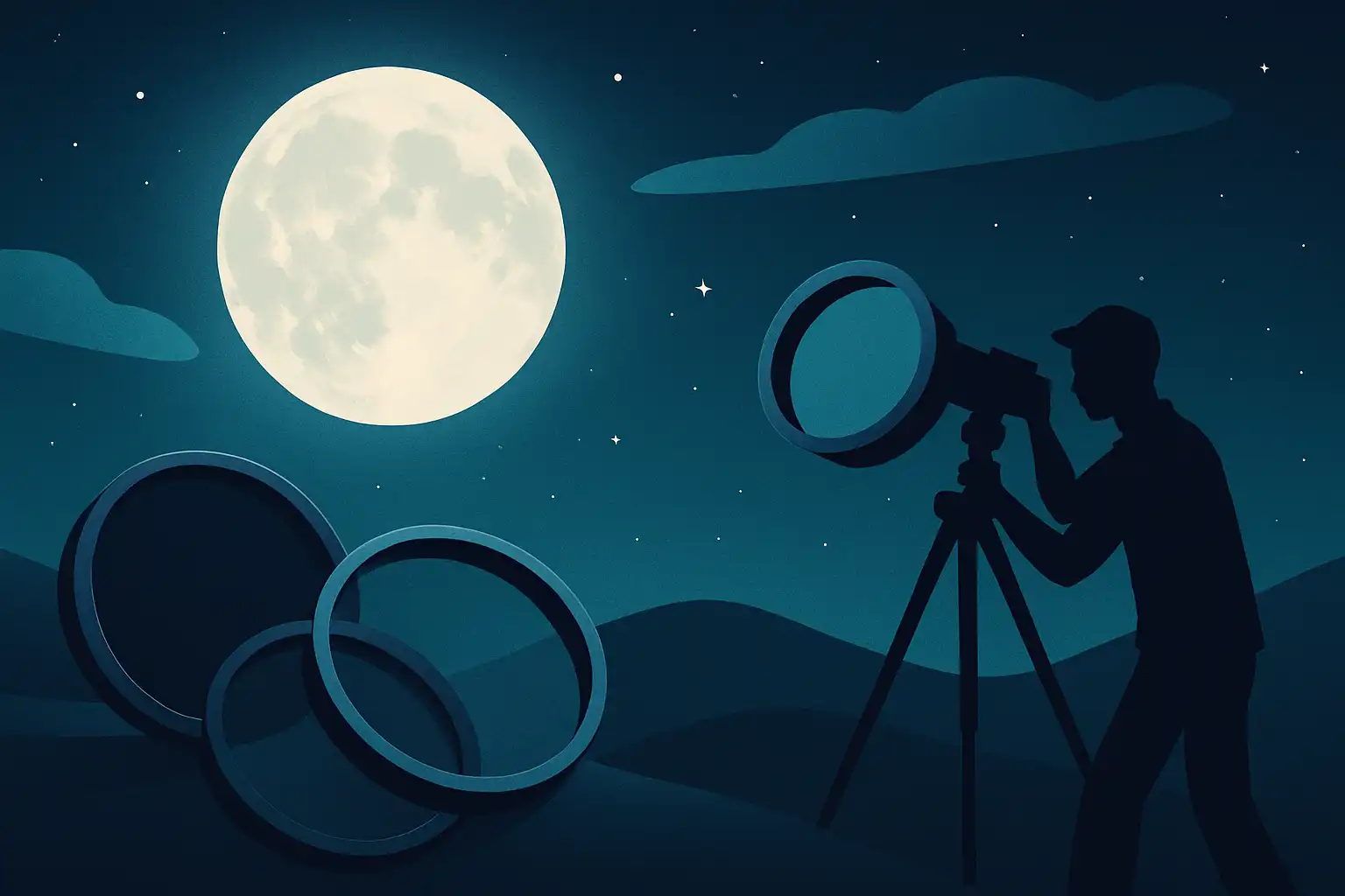 Zo profiteer je van een maanverlichte nacht: creatieve observaties, filters en fotografietrucs