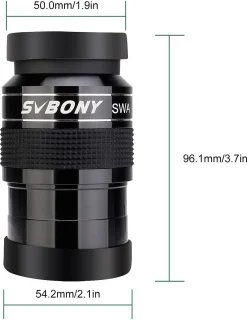 Svbony SV154 Telescoop -Oculair 2in - 70°Super Groothoek - Oculair 26mm - FMC Achromatisch Oculair - Voor Telescoop