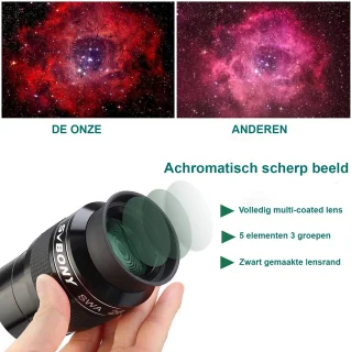 Svbony SV154 Telescoop -Oculair 2in - 70°Super Groothoek - Oculair 26mm - FMC Achromatisch Oculair - Voor Telescoop