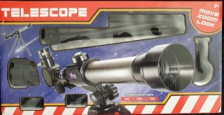 Speelgoedtelescoop 40x — Eenvoudig ontdekken met zichtbare grenzen