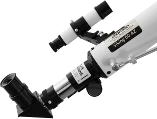 Zoomion® Telescoop Voor Beginners 120X Zoom – 60 mm Refractor – 6-delige Set met 2 Oculairs, Zenitspiegel, Omkeerlens, Zoeker & Stalen Statief – Sterrenkijker voor Kinderen en Gezinnen
