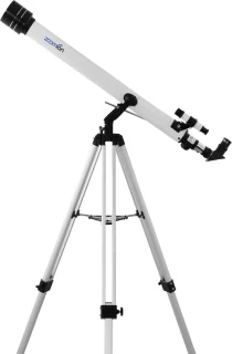Zoomion® Telescoop Voor Beginners 120X Zoom – 60 mm Refractor – 6-delige Set met 2 Oculairs, Zenitspiegel, Omkeerlens, Zoeker & Stalen Statief – Sterrenkijker voor Kinderen en Gezinnen