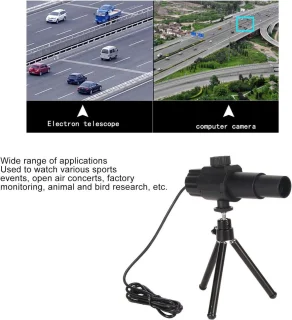 Draagbare USB Digitale Telescoop 70X Zoom 2MP Computergestuurde Telescoop met Statief voor Computer Remote Video Opnemen - Slimme Monoculaire Telescoop - Kopen .