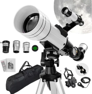TADES® Telescoop + Telefoonadapter & Draagtas - 3 Oculairs - Sterrenkijker - Nachtkijker - Astronomie - Sterrenkijker Telescoop - Sterrenkijker Voor Kinderen - Telescoop Kinderen - Telescoop Voor Kinderen