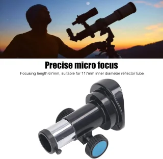 Allecto plus - Telescoopfocuszitting 80 mm voor Astronomische Telescoop - Getande Focusverlenging - 1,25 Inch Reflectorfocuser