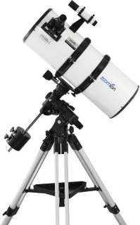 Zoomion® Telescoop Voor Beginners 400X Zoom – 200 mm Newton Reflector met EQ-4 Montering – 6-delige Set met 3 Plössl Oculairs, 6×30 Zoeker & Maanfilter – Krachtige Deep-Sky Sterrenkijker