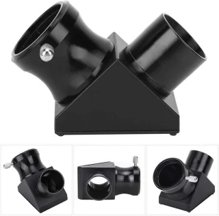 Allecto plus - Diagonale lens voor astronomische telescoop met 90 graden beeld - optisch glas - stofkap - oculair standaard