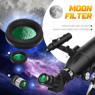 Hoge Prestaties 80 mm Refractortelescoop voor Volwassenen en Beginners