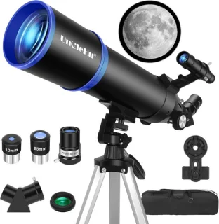 Hoge Prestaties 80 mm Refractortelescoop voor Volwassenen en Beginners