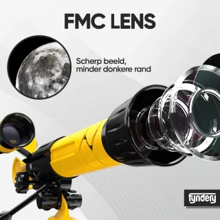Fyndery® Refractor Telescoop voor Kinderen - Sterrenkijker Telescoop - Telescoop voor Kinderen - Sterrenkijker - Tafel Telescoop
