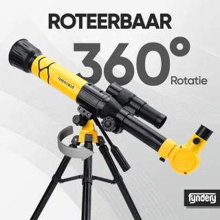 Fyndery® Refractor Telescoop voor Kinderen - Sterrenkijker Telescoop - Telescoop voor Kinderen - Sterrenkijker - Tafel Telescoop