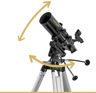 Compacte Refractor Telescope voor Beginners | 80mm Opening en 400mm Brandpuntsafstand | Ideaal voor Maan en Natuur Observaties