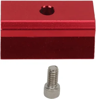 Brenzoos - Aluminium Zwaluwstaartrailplaat met 1/4 Inch Schroefdraad voor Telescoop Smartphone Basisuitbreiding en Telefoonhouder - Vergrootbereik Zoekerscoop