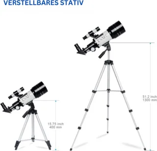 TADES® Telescoop - 3 Oculairs - Sterrenkijker - Nachtkijker - Astronomie - Sterrenkijker Telescoop - Sterrenkijker Voor Kinderen - Telescoop Kinderen - Telescoop Voor Kinderen