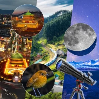 Telescopische Astronomie Telescoop voor Volwassenen en Kinderen - 90 mm Opening, 900 mm Lengte, Professionele Refractortelescoop voor Beginners