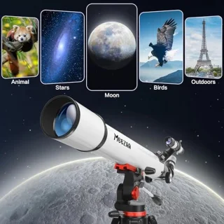 Telescopische Astronomie Telescoop voor Volwassenen en Beginners - 70 mm Refractor met Draagbaar Statief