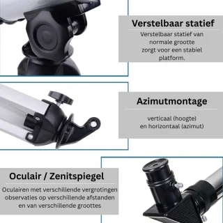 Sterrenkijker - Telescoop - Verstelbaar met Statief