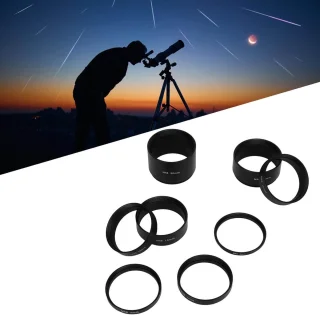Optical Accessoire - Astronomische Extension Tube Kit, 8 STKS, Aluminium Focus Uitbreiding Buis Set voor Telescoop - Snelle en Precieze Scherpstelling