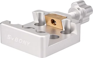 SVBony - Zwaluwstaart Klem - Volledig Metaal - Midden Zwaluwstaart - Geschikt voor Astronomie Telescopen - Telescoop Accessoires - Geleiders
