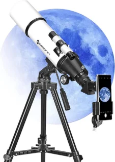 Sterrenkijker Beginners - Telesccop voor Volwassenen en Kinderen - 67x Zoom - Inclusief Statief en Rugzak - Wit
