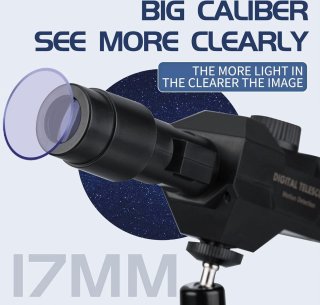 Wat vinden we goed aan de Digitale Telescoop Beginners 70x Zoom Monoculaire Camera Statief Reistelescoop Kamperen - Mobiele Detectie Control 1920x1080 .