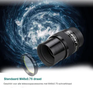 Astronomische Telescoop voor Beginners - Refractor Telescoop met 70mm Apertuur en 400mm Brandpuntsafstand - Inclusief Statief en Smartphone Adapter - Ideaal voor Maanobservatie en Sterrenkijken - X01NSK53