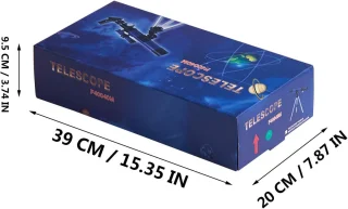 Telescoop voor Beginners en Kinderen - Professionele Sterrenkijker met Statief en 2 Oculairs