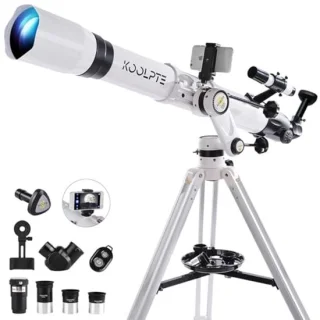 Telescoop met Digitaal Oculair voor Astronomie - 90 mm Diafragma, 900 mm Brandpuntsafstand, Compact en Draagbaar voor Beginners en Professionals