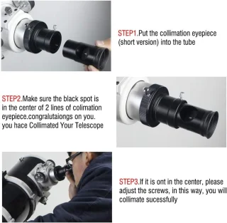 Collimatie Oculair 1.25 Inch - Astronomische Telescoop - Optische Collimatie - Astronomie Accessoires