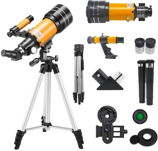 Telescoop 200x Zoom Set - Sterrenkijker Kinderen / Beginners - Verstelbaar Statief