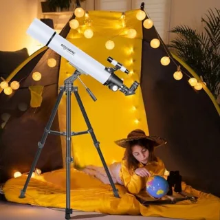 Professionele Refractortelescoop voor Volwassenen en Kinderen - Compact en Draagbaar voor Astronomie