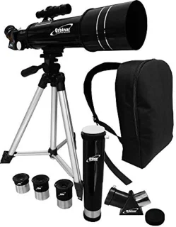 Reise Teleskop 400/70 met Rucksack en Refraktor voor Astronomie