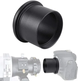 Brenzoos - ```html: Telescoopadapter 2 inch naar M48 voor Astronomische Telescoop - Oculair Lensadapterring met Binnenin Schroefdraad - Minimaliseer Reflecties voor Spiegelreflexcamera's``` - Telescoop