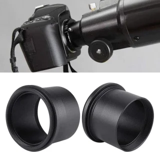 Brenzoos - ```html: Telescoopadapter 2 inch naar M48 voor Astronomische Telescoop - Oculair Lensadapterring met Binnenin Schroefdraad - Minimaliseer Reflecties voor Spiegelreflexcamera's``` - Telescoop