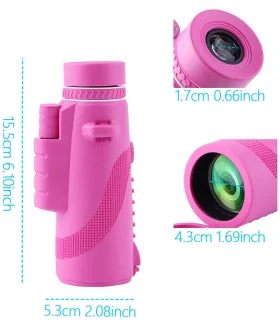40x60 HD Monoculaire Telescoop met Statief en Telefoonhouder