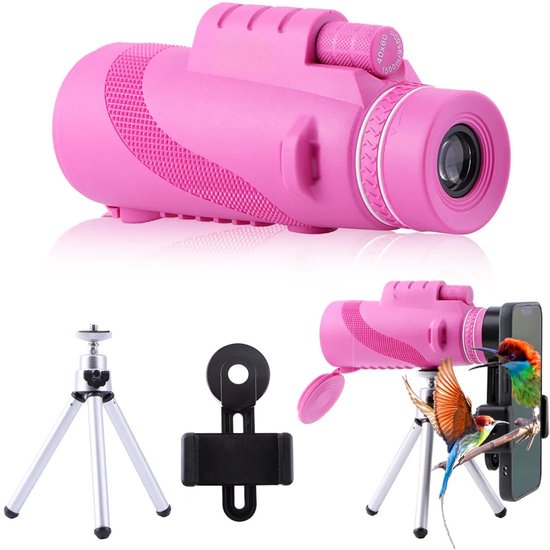 40x60 HD Monoculaire Telescoop met Statief en Telefoonhouder